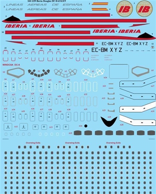 1:144 Iberia Douglas DC-8-63