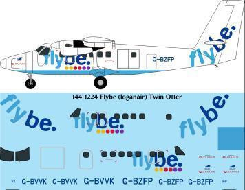 1:72 Flybe (Loganair) DHC-6 Twin Otter