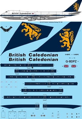 1:144 British Caledonian Boeing 747-148