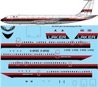 1:144 Laker Airways Boeing 707-320C