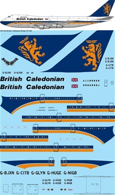 1:144 Caledonian Airways Boeing 747-200B