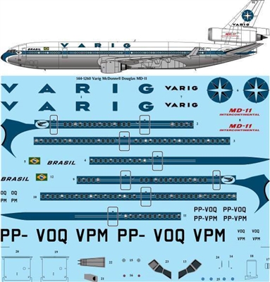 1:144 Varig McDD MD-11