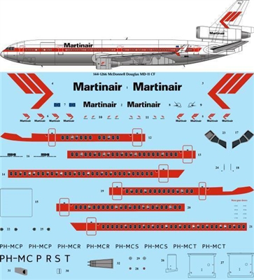 1:144 Martinair McDD MD-11CF