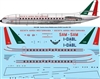 1:144 Societa Aerea Mediterranea Se.210 Caravelle VIN
