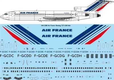 1:144 Air France Boeing 727-200