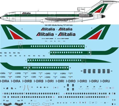 1:144 Alitalia Boeing 727-200