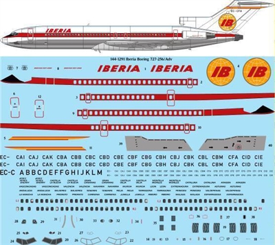 1:144 Iberia Boeing 727-200