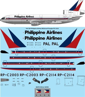 1:144 Philippine Airlines McDD DC-10-30