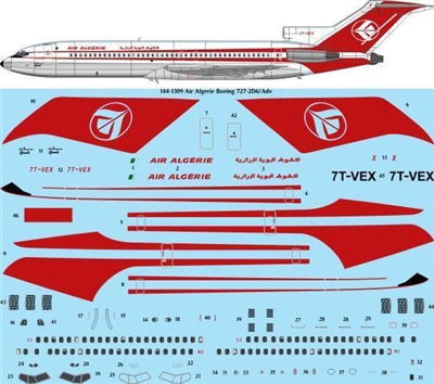 1:144 Air Algerie Boeing 727-200
