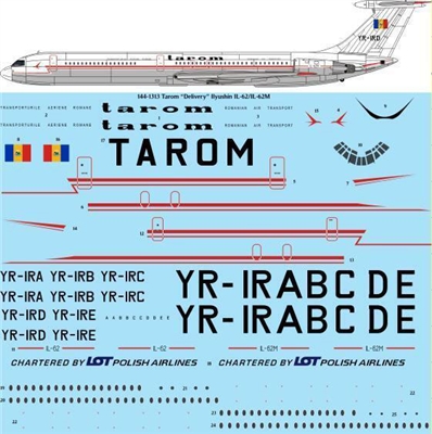 1:144 Tarom (delivery cs) Ilyushin  62M