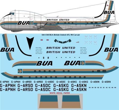 1:144 British United Airways ATL-98 Carvair