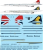 1:144 Singapore Airlines / British Airways BAC Sud Concorde