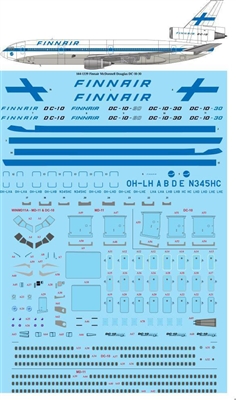 1:144 Finnair McDD DC-10-30