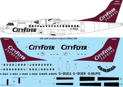 1:144 CityFlyer Express ATR42-300