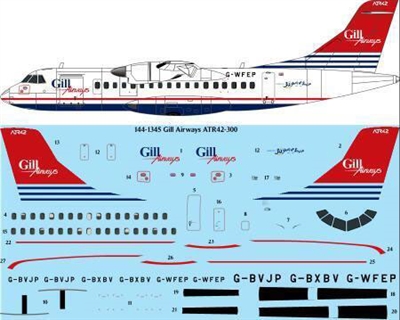 1:144 Gill Express ATR42-300