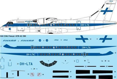 1:144 Finnair ATR42-300