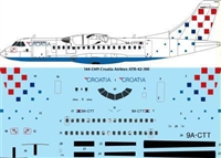 1:144 Croatia Airlines ATR42-300