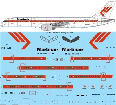 1:144 Martinair  Boeing 757-200