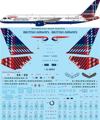 1:144 British Airways 'Bennyhone Tartan' Boeing 757-200