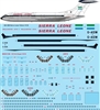 1:144 Sierra Leone Airways Vickers VC-10