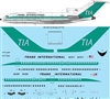 1:144 Trans International Boeing 727-100