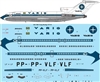 1:144 Varig Boeing 727-41