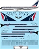 1:144 Delta Airlines Boeing 767-232/332/ER