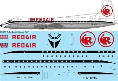 1:144 Redair Bristol Br.175 Britannia 253F