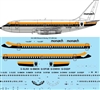 1:144 Monarch Airlines Boeing 737-200