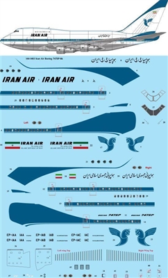 1:144 Iran Air (delivery cs) Boeing 747SP (EE Kit)