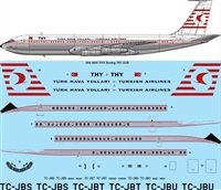 1:144 Thy Turkish Boeing 707-320B/C