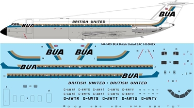 1:144 British United BAC 1-11-500