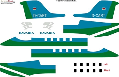 1:48 Bavaria Gates Learjet 35A