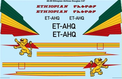1:48 Ethiopian Airlines Douglas DC-3