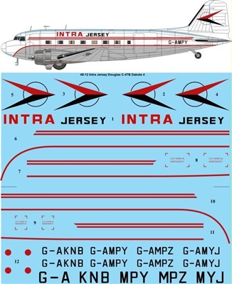 1:48  Intra Jersey Douglas DC-3