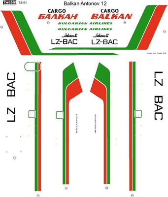 1:72 Balkan Antonov An-12