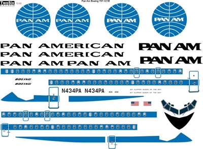 1:72 Pan American Boeing 707-320B