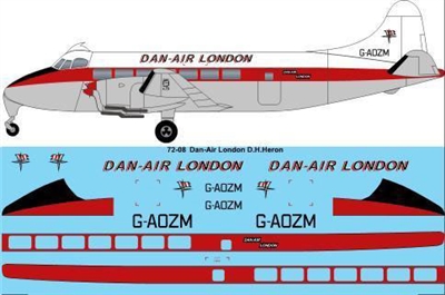 1:72 Dan Air London Dh.114 Heron