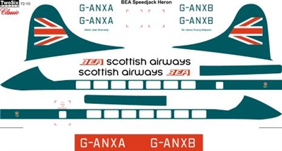 1:72 BEA Scottish Airways Dh.114 Heron 2