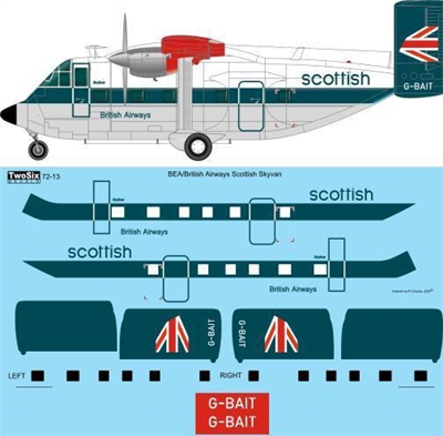 1:72 BEA Scottish Shorts SC-7 Skyvan