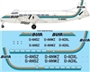 1:72 British United Island Airways Dh.114 Heron