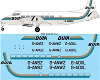 1:72 British United Island Airways Dh.114 Heron