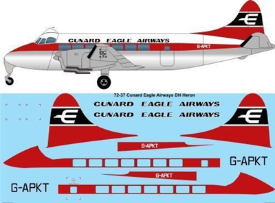 1:72 Cunard Eagle Dh.114 Heron