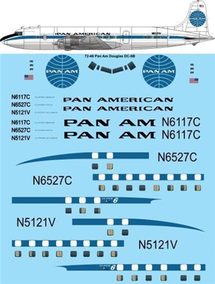 1:72 Pan Am Douglas DC-6
