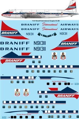 1:72 Braniff Douglas DC-6