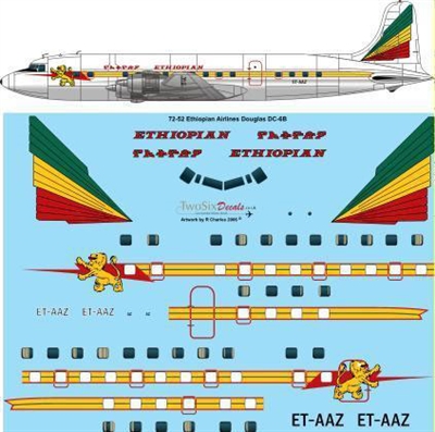 1:72 Ethiopian Airlines Douglas DC-6