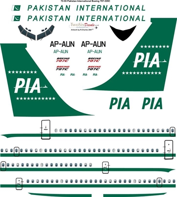 1:72 Pakistan International Boeing 707-330B