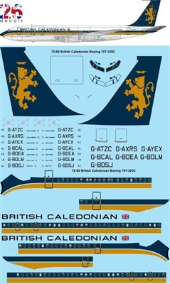 1:72 British Caledonian (early cs) Boeing 707-320C