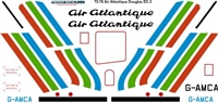 1:72 Air Atlantique (orange/lime/blue) Douglas DC-3