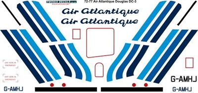 1:72 Air Atlantique (3 tone blue) Douglas DC-3